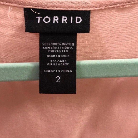 Torrid pink top. - Picture 6 of 6